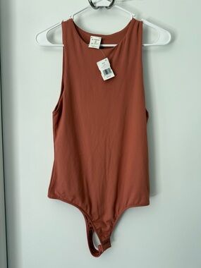 By Together NWT Bodysuit Sleeveless Minimalist Basic Soft Stretch Size Large